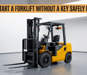 how to start a forklift without a key