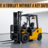 how to start a forklift without a key